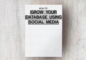 photo for tips to grow your database article displaying grow your database using social media
