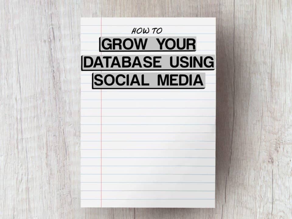 photo for tips to grow your database article displaying grow your database using social media