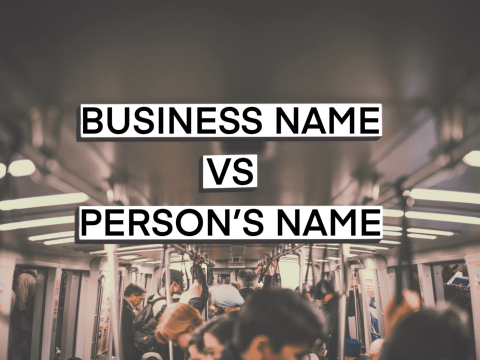 photo for Email from article displaying business name vs persons name