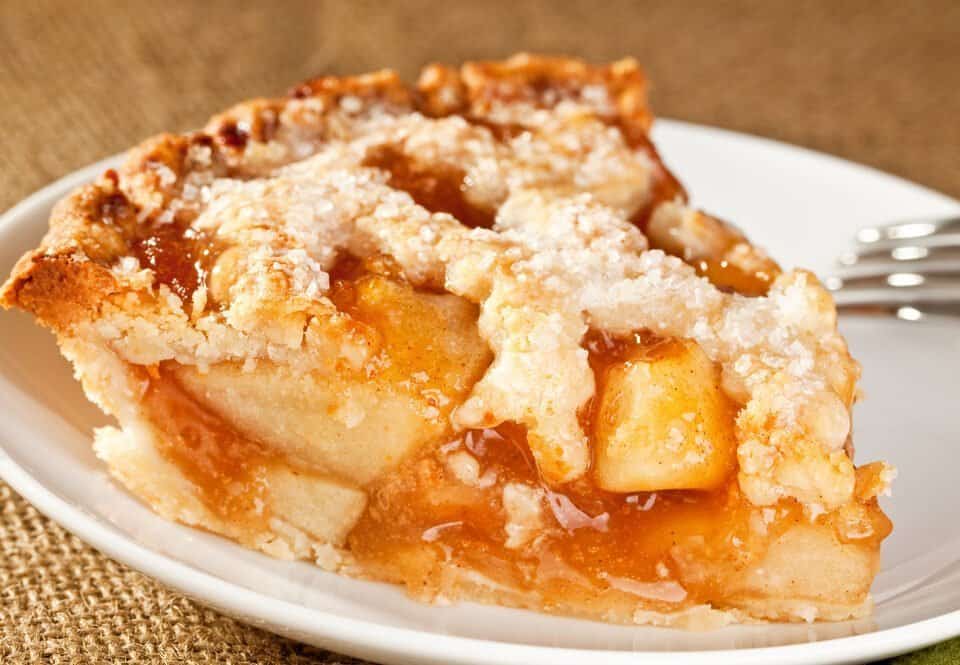 image of a slice of pie in a plate for the article Make marketing easier