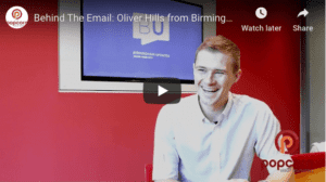 image of Youtube video thumbnail featuring Oliver Hills email marketing interview