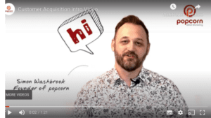 customer acquisition image of Youtube video featuring Simon Washbrook