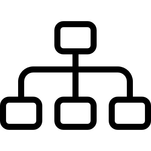 hierarchy map pipeline icon