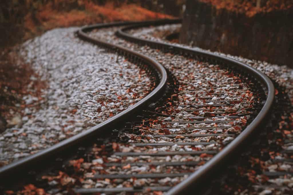 railway tracks in autumn for crm software crm for small business article