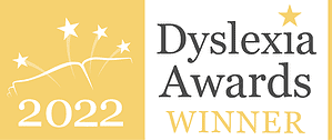 WINNER Dyslexia Awards Banner Logo GOLD 2022