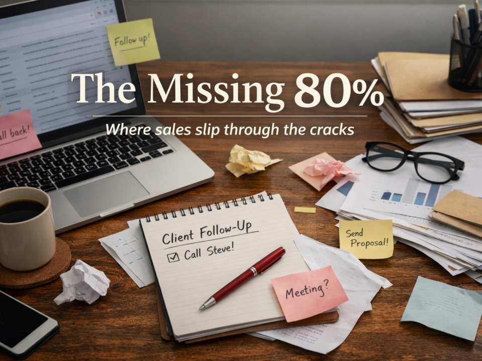 missed sales opportunities caused by poor follow-up