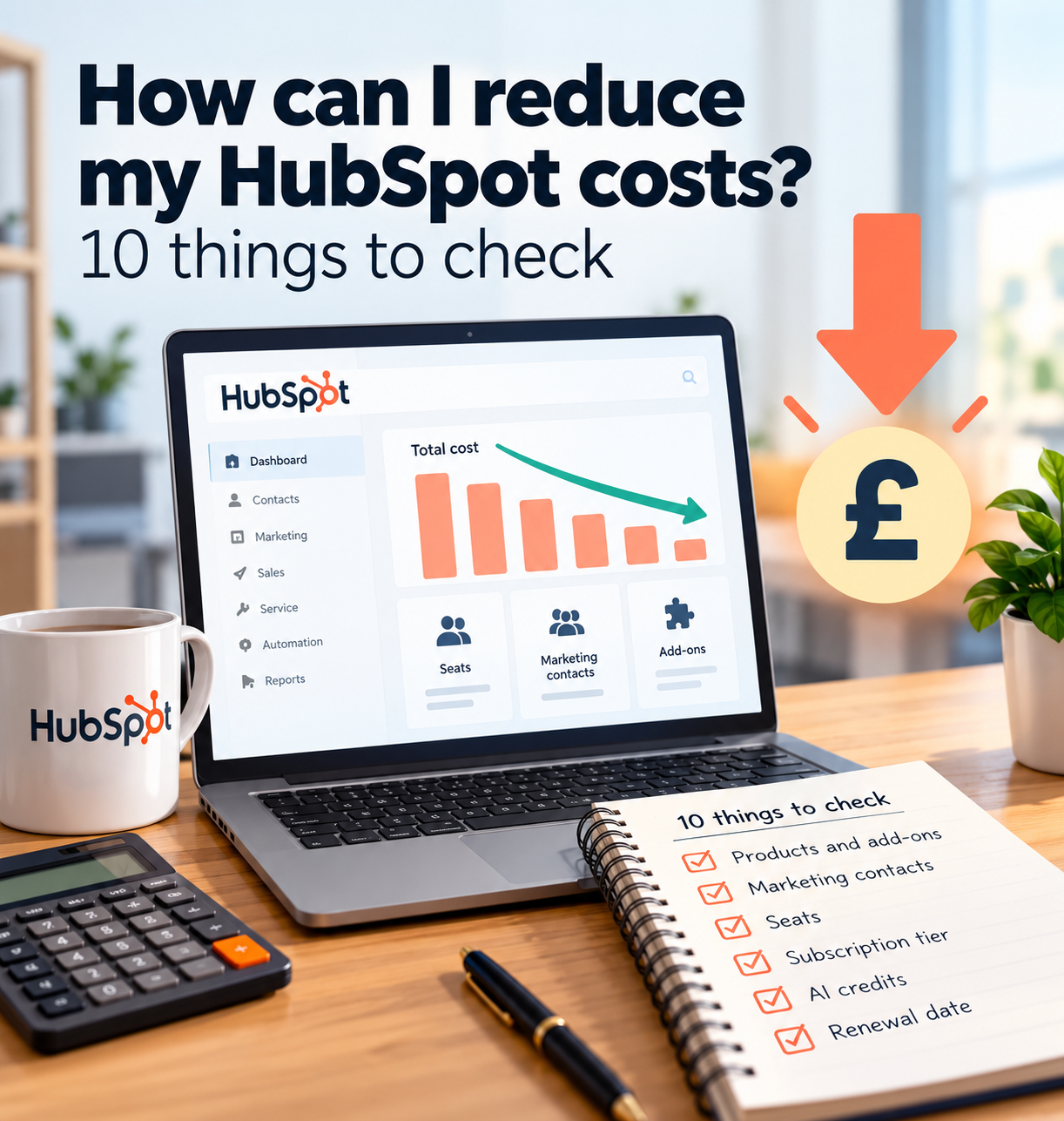 Ten practical checks a small business can use to reduce HubSpot costs