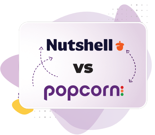 Nutshell CRM vs popcorn CRM 1 popcorn vs nutshell crm