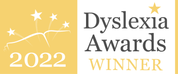 WINNER Dyslexia Awards Banner Logo GOLD 2022 WINNER Dyslexia Awards Banner Logo GOLD 2022